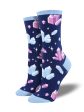 Women s  Crystal Clear  Socks Fashion