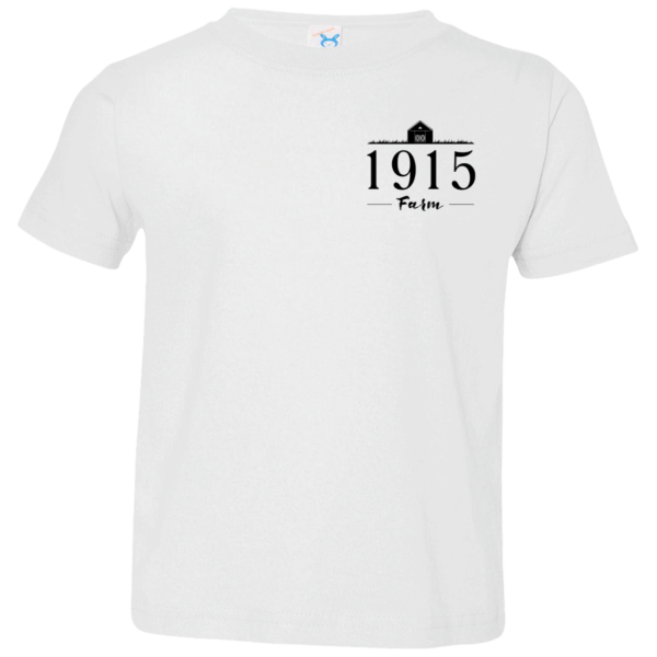 1915 Farm Logo Toddler T-Shirt For Discount