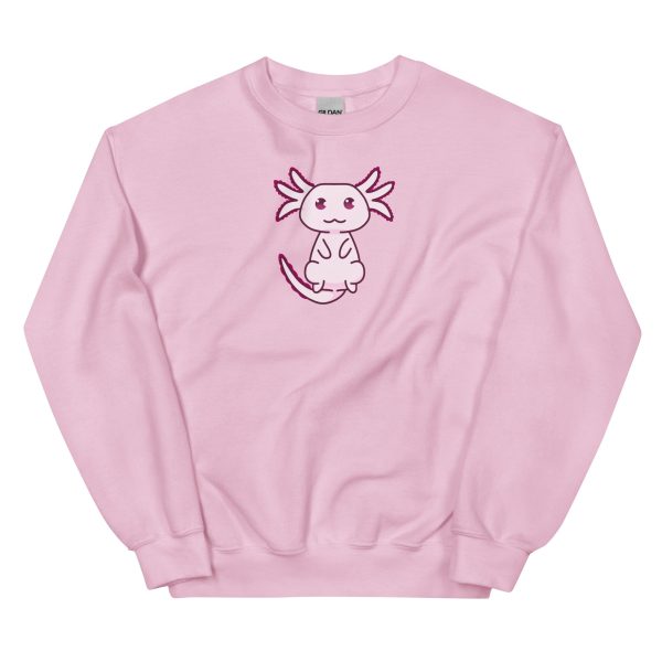 Pink Axolotl Unisex Sweatshirt Cheap