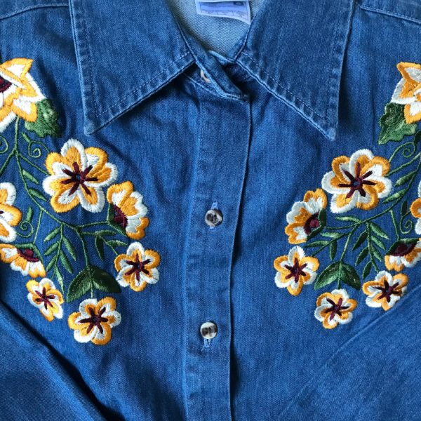 Kanxoc Button Up Denim Shirt on Sale