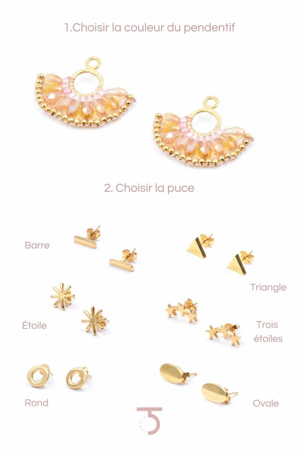 Boucles d oreilles Abanico on Sale