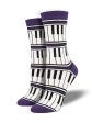 Women s Bamboo  Piano Stripe  Socks Supply