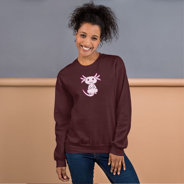 Pink Axolotl Unisex Sweatshirt Cheap