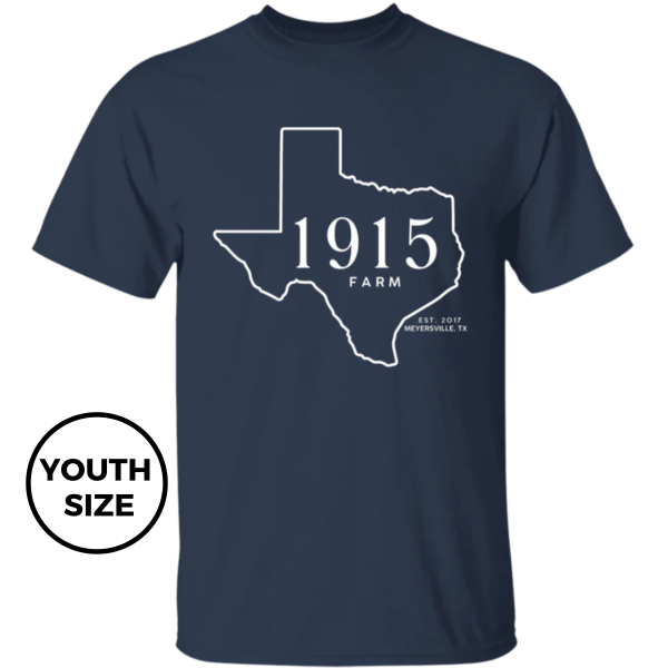 1915 Farm Texas Youth T-Shirt Cheap