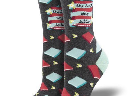 Women s  The Book Was Better  Socks Online now