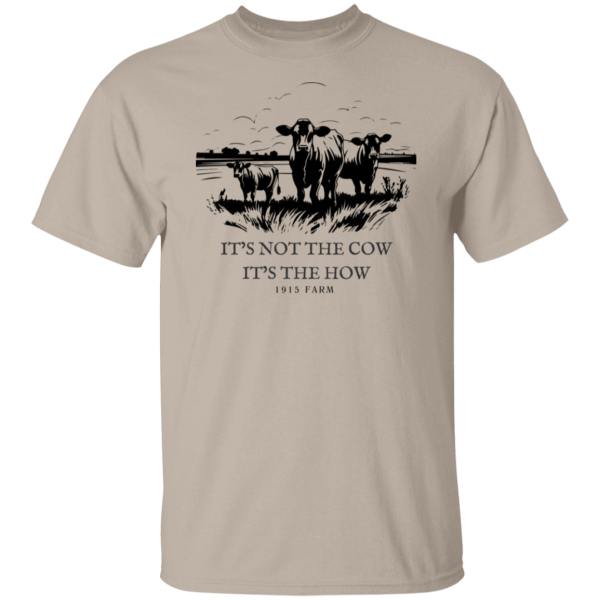 It s not the cow. It s the how.  T-Shirt For Discount