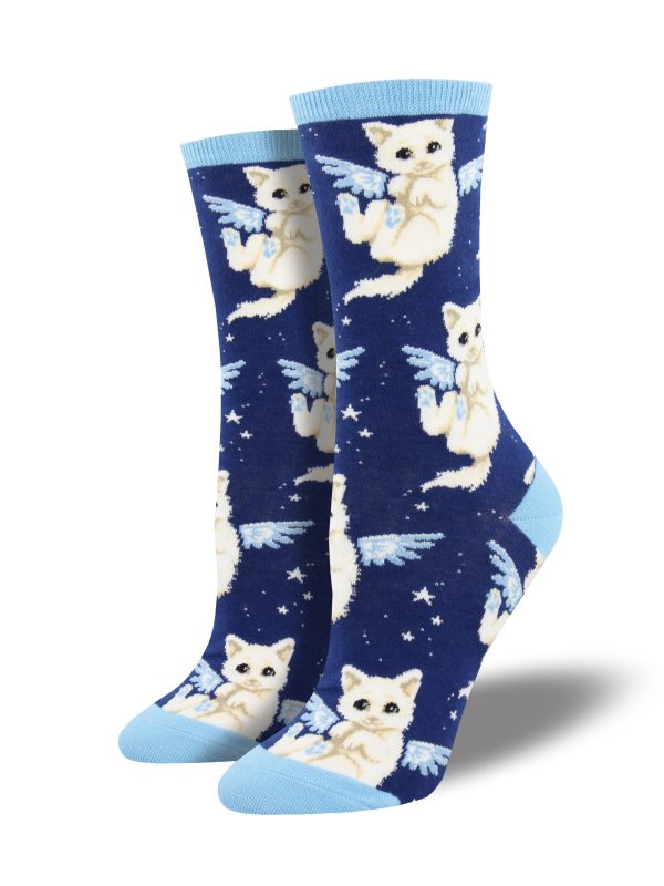 Women s  Purrfect Angel  Socks Hot on Sale