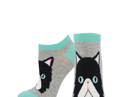 Women s  Purrfectly Persian  Ped Socks For Cheap