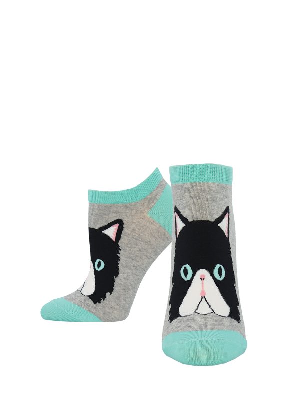 Women s  Purrfectly Persian  Ped Socks For Cheap