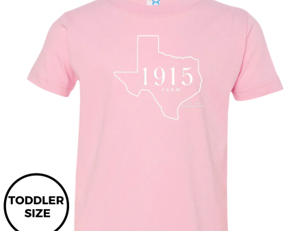 1915 Farm Texas Toddler T-Shirt Hot on Sale