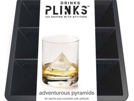 DrinkPlinks Adventurous Pyramids Ice Moulds Hot on Sale