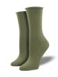 Women s Bamboo  Solid  Roll Top Socks on Sale