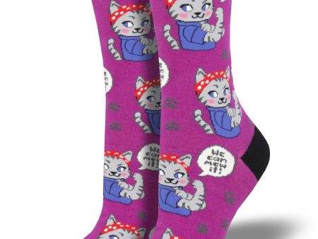 Women s  We Can Mew It  Socks Hot on Sale