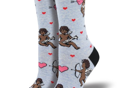 Women s  Cupid Crew  Socks For Discount