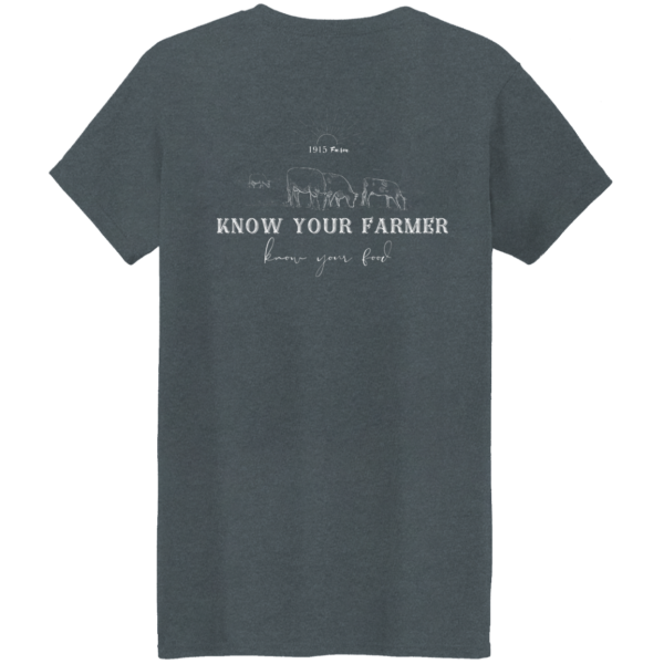 1915 Farm Know Your Farmer Women s T-Shirt on Sale