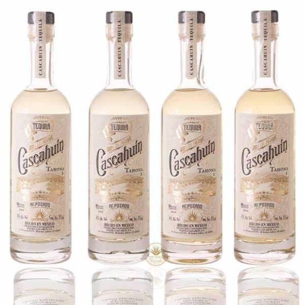 Cascahuin Single Barrel Tahona Reposado Tequila Set (4 x 375ml) Online Sale