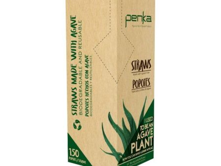 Premium Agave Fibre Biodegradable Straw - (Box of 150) Fashion