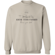 1915 Farm Know Your Farmer Crewneck Sweatshirt Discount