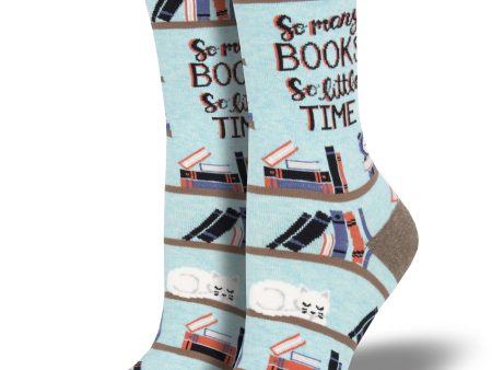 Women s  Time For A Good Book  Socks For Cheap