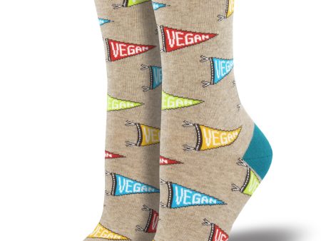 Women s  Let Yo  Vegan Flag Fly  Socks Supply