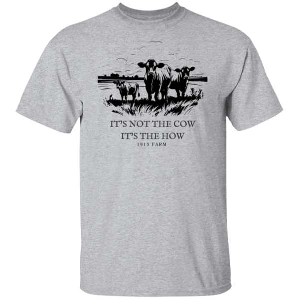 It s not the cow. It s the how.  T-Shirt For Discount