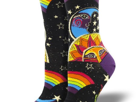 Women s Laurel Burch  Celestial Joy  Socks Online now