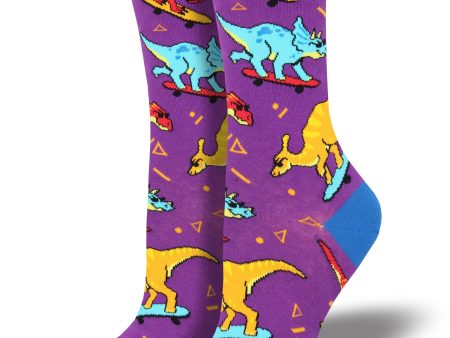 Women s  Skate Or Dinosaur  Socks Online Hot Sale