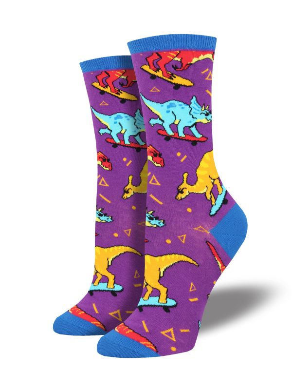 Women s  Skate Or Dinosaur  Socks Online Hot Sale