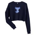 Blue Axolotl Crop Sweatshirt Online Hot Sale