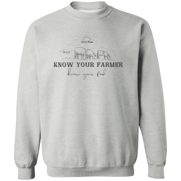 1915 Farm Know Your Farmer Crewneck Sweatshirt Discount