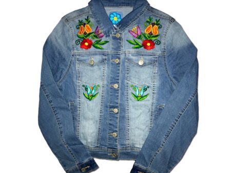 Kanxoc Mayan Garden Youth Denim Jacket For Discount