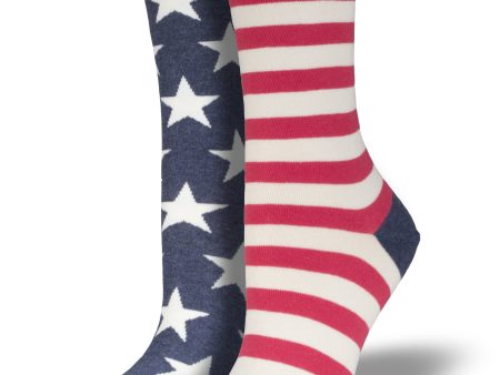 Women s  American Flag  Socks Cheap