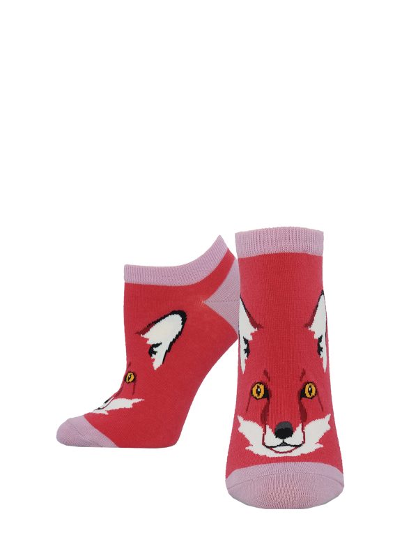 Women s  For Fox Sake  Ped Socks Supply