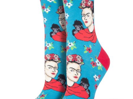 Women s Frida Kahlo Portrait Socks For Sale