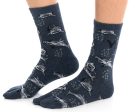 V-Toe Split Toe Novelty Grey Sharks Big Toe Tabi Socks Online Sale