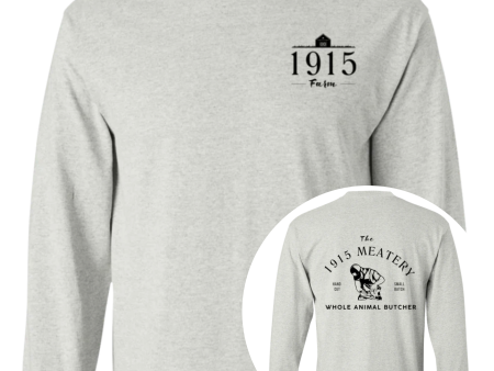 1915 Farm Meatery Long Sleeve T-Shirt Hot on Sale