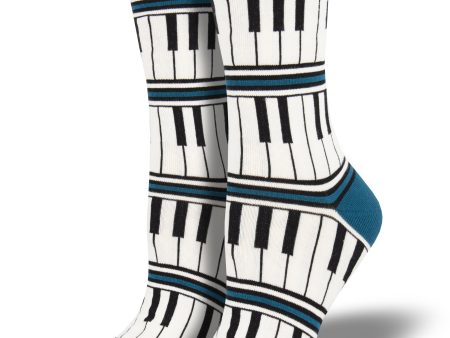 Women s Bamboo  Piano Stripe  Socks Supply