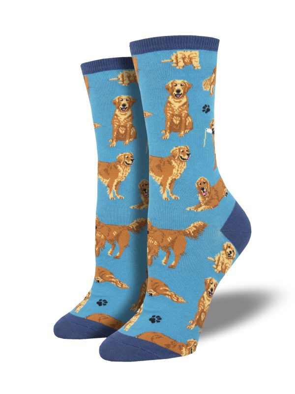 Women s  Golden Retrievers  Socks Sale