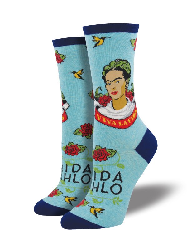 Women s Frida Kahlo  Viva La Frida  Socks Cheap