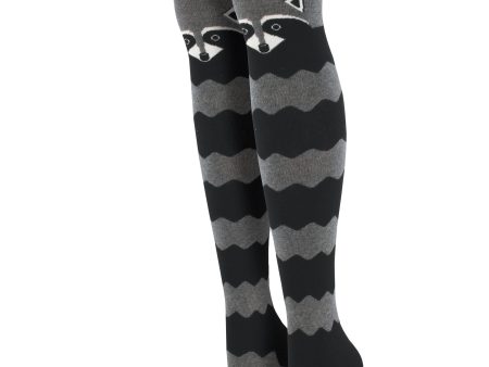 Women s  Raccoon  Over-The-Knee Socks Discount