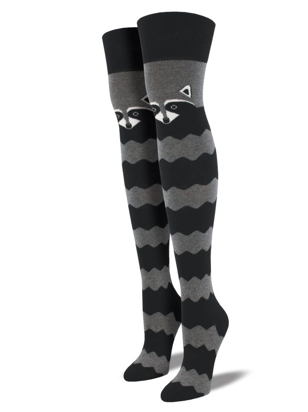 Women s  Raccoon  Over-The-Knee Socks Discount