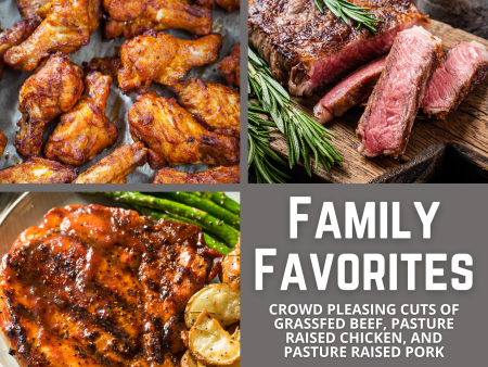 Family Favorites – Grassfed Beef, Pasture Raised Chicken & Pork Variety Online Hot Sale