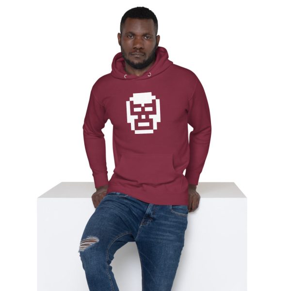 8-Bit Luchador Unisex Hoodie For Cheap