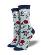 Women s Bamboo  Floral Motif  Socks For Discount