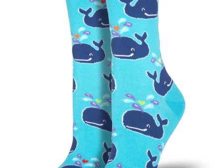 Women s  Whale  Socks For Discount