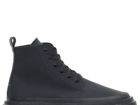 High-Top Leather Sneakers For Cheap