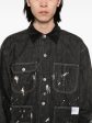 Corduroy-Collar Washed-Coverall Jacket Online