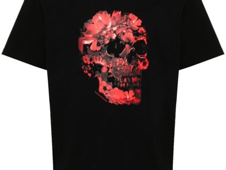 Wax Flower Skull T-Shirt Discount