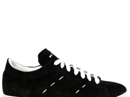 Stitching Leather Sneakers Hot on Sale