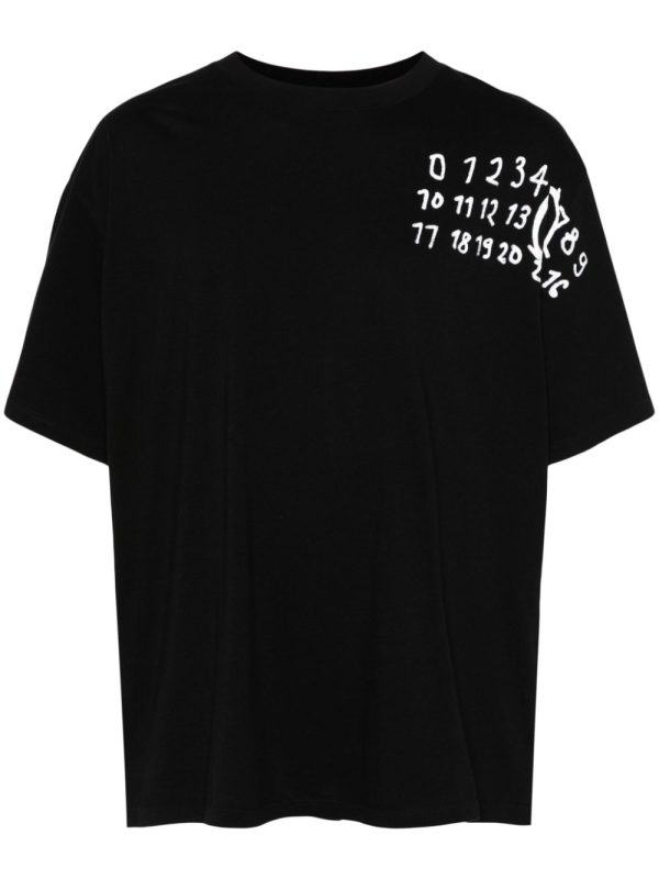 Numbers-Motif T-Shirt Online Sale